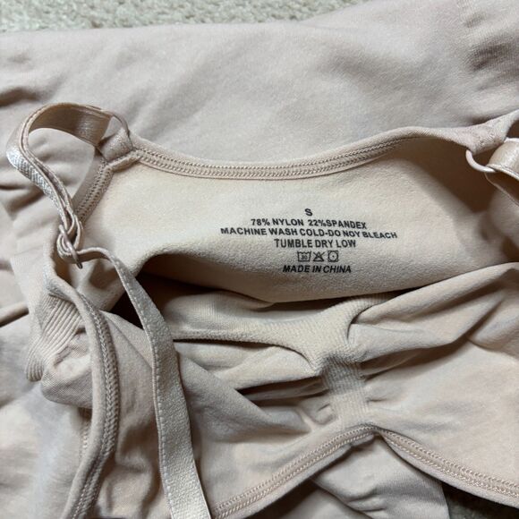 Amazon NWT Nude Full Body Romper Style Shapewear Bodysuit Small - Picture 4 of 6